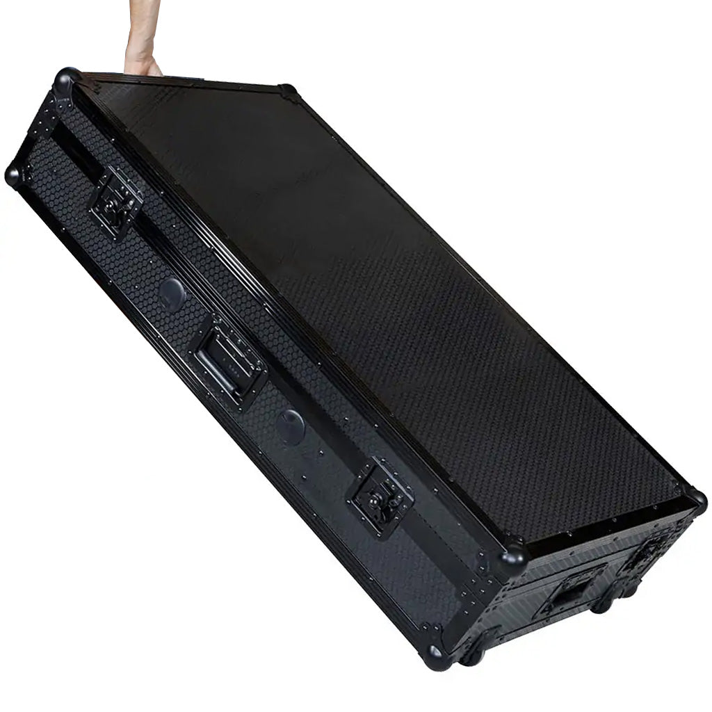 Flight case reproductor | Pioneer® CDJ | 3000 / DJM | V10/V10LF | Ruedas | Negro
