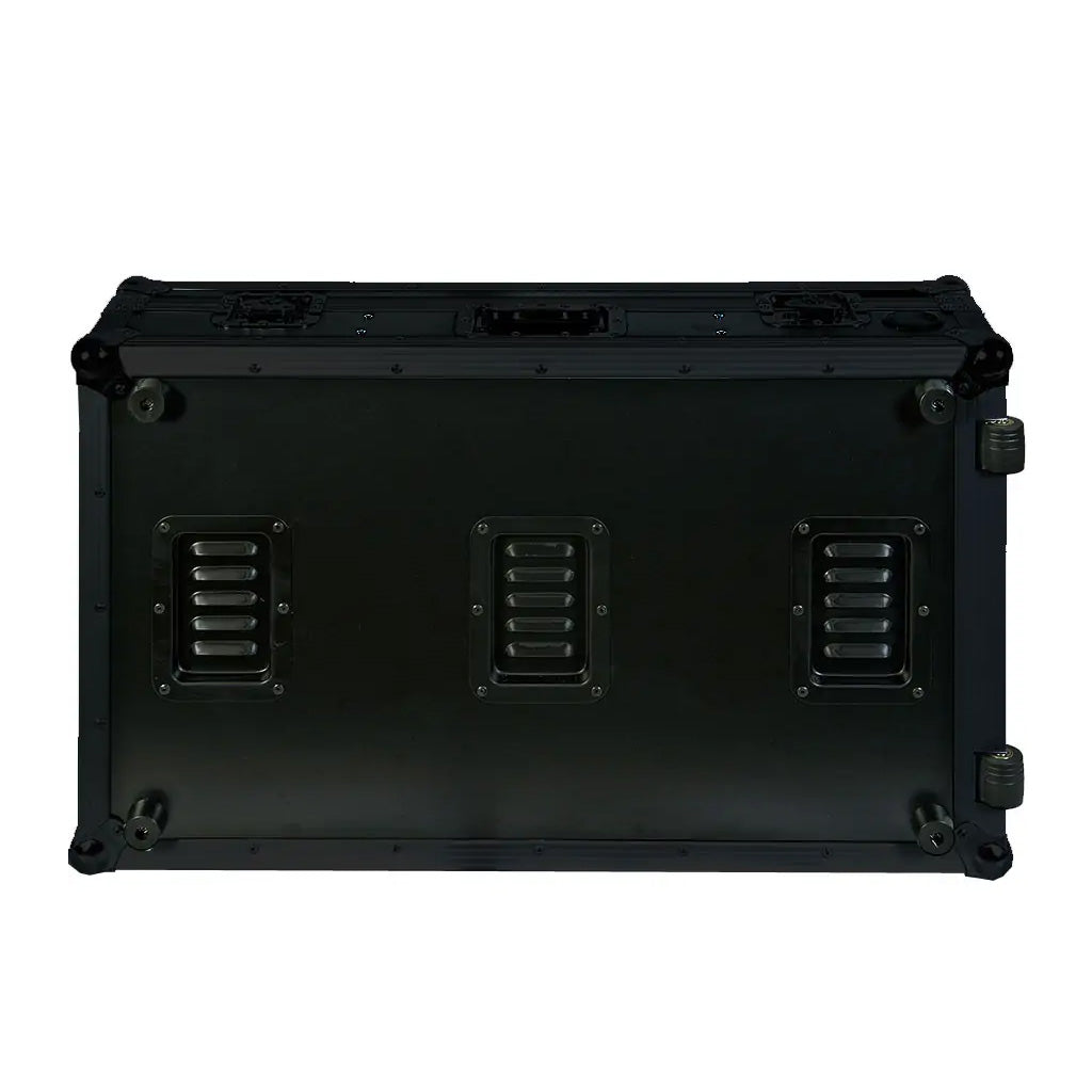 Flight case reproductor | Pioneer® XDJ | 700 / CDJ | 350/ DJM | 750MK2 | Ruedas | Negro
