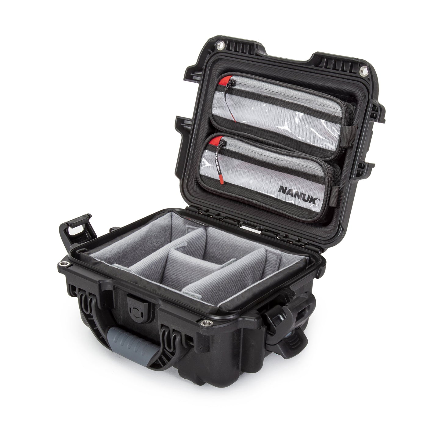 Maleta para kit fotográfico | Nanuk 905 | organizador en la tapa y divisor | Amarillo