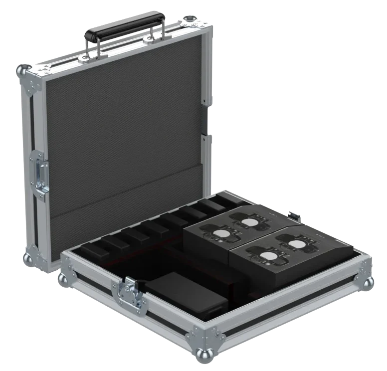 Flightcase para micrófonos