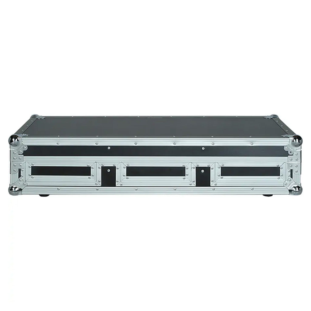 Flightcase reproductor | Pioneer XDJ | 1000/DJM750MK2 o Denondj SC6000M/X1850 | Ruedas | Plata