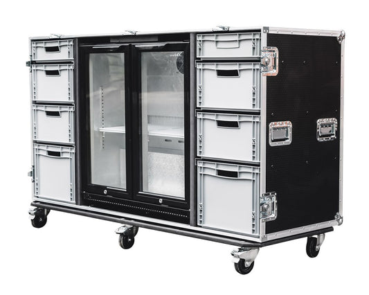 Flightcase nevera 2 puertas| Eurocontenedores