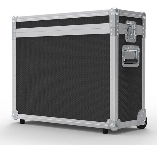 Flightcase para 2 pantallas | Monitor 17" |Trolley y ruedas