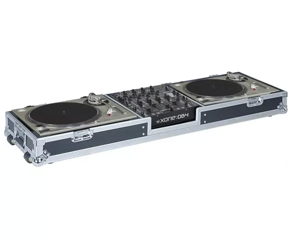 Flightcase para tocadisco normal | Pioneer® DJM | 750MK2 | Ruedas | Plata