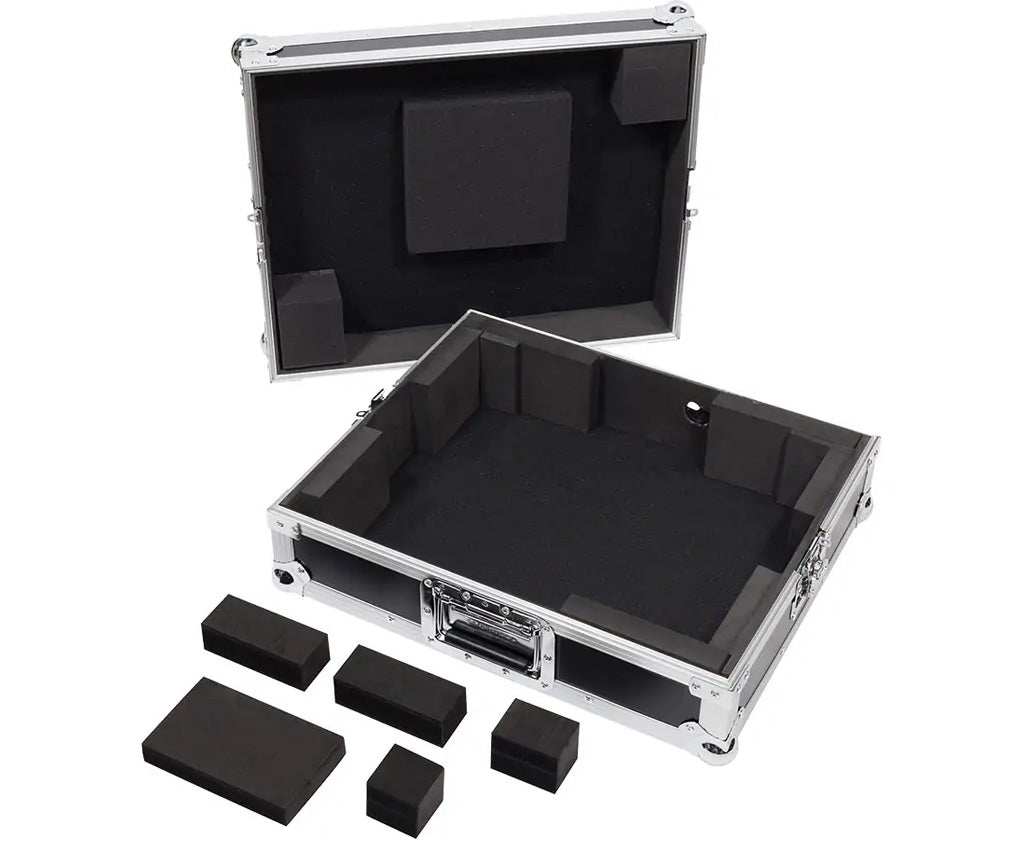 Flightcase Multi formato | Tocadiscos | Plata