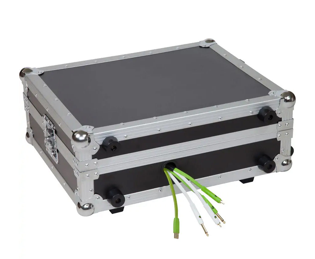 Flightcase Multi formato | Tocadiscos | Trolley y ruedas | Plata