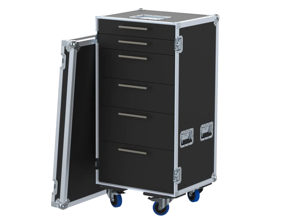 Flightcase cajonera | 6 cajones