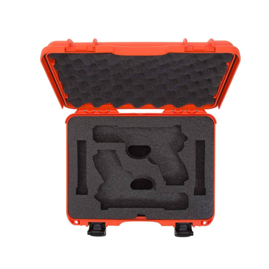 Maleta para 2 pistolas Glock | Nanuk 910 | Naranja