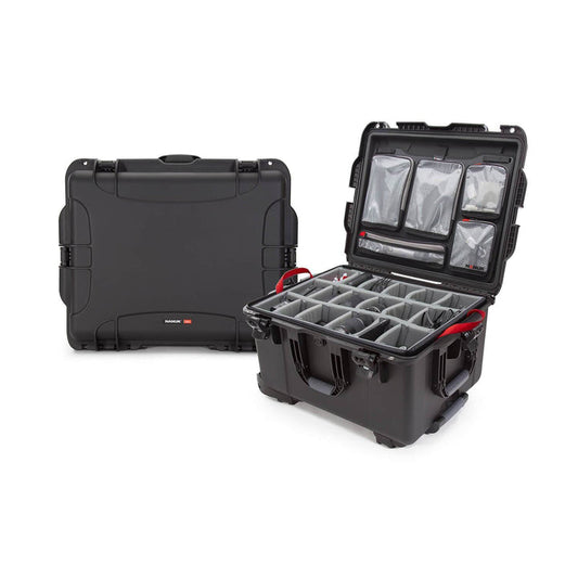 Maleta para kit fotográfico | Nanuk 960 con organizador en la tapa y divisor | Negro